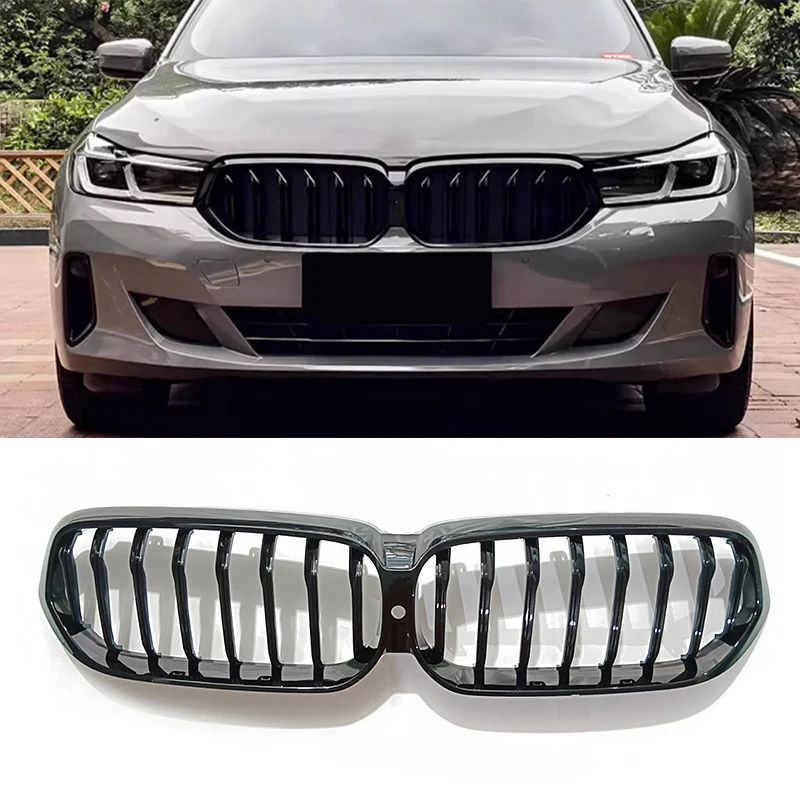 

Front Bumper Grille Kidney Racing Grill Grilles For BMW 6 Series GT G32 2021 2022 2023 Car Accessories Grills