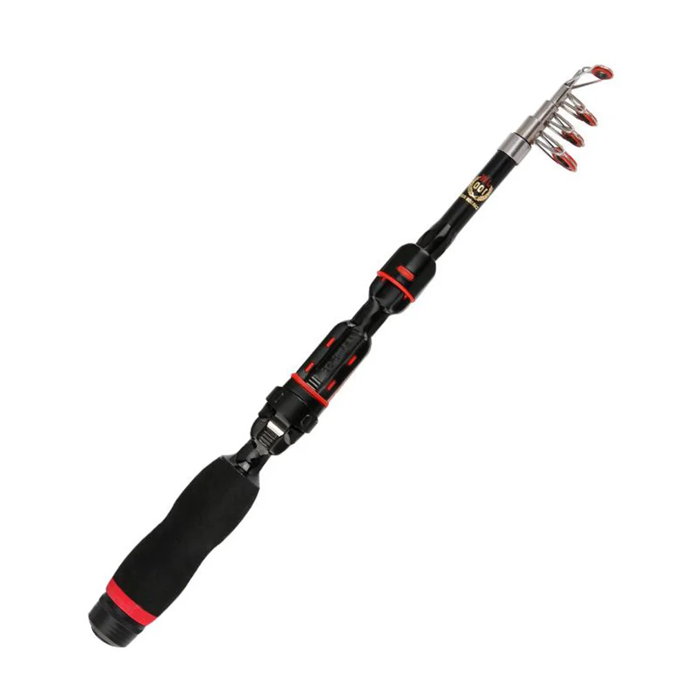 Telescoping Fishing Rods Suplies Telescopic Bait for Lover Folding Pole Travel Portable Accessory