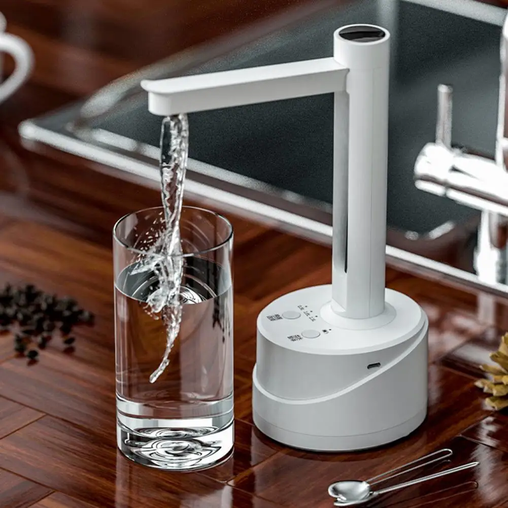 Three-Level Quantitative Pumping Design, Type-C Fast Charging Automatic Water Dispenser, Low Noise Water Pump For Kitchen Office