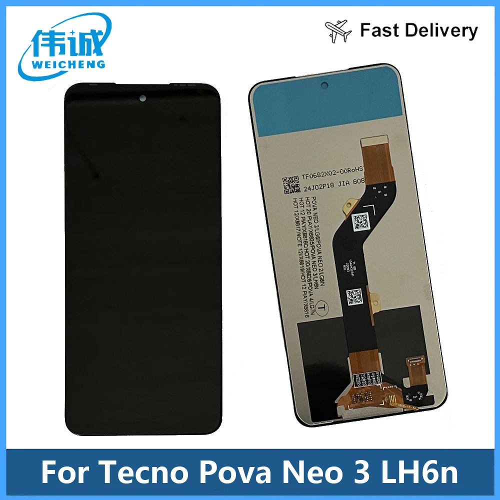 

6.82'' Tested For Tecno Pova Neo 3 Neo3 LH6n LCD Display Touch Screen Replacement Digitizer Replacement For Tecno Pova Neo3 LCD