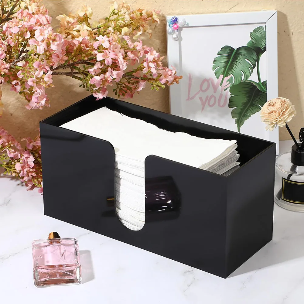 

Countertop Paper Towel Dispenser Acrylic Paper Towel Holder Simple Paper Towels Storage Container for Restaurant Hotel