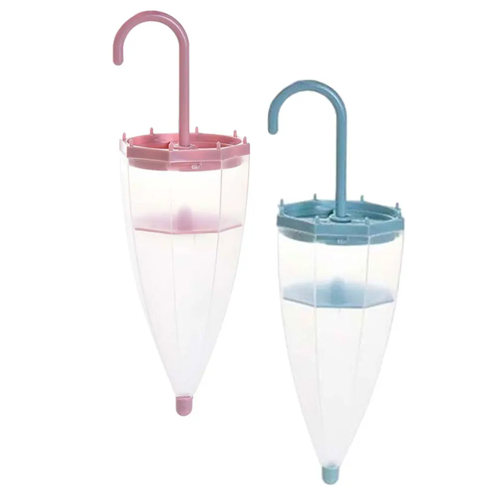 

2 шт., поглотители влаги в форме зонтика, подвесные осушители для шкафа, поглотитель влаги воздуха для домашнего гардероба, коробка