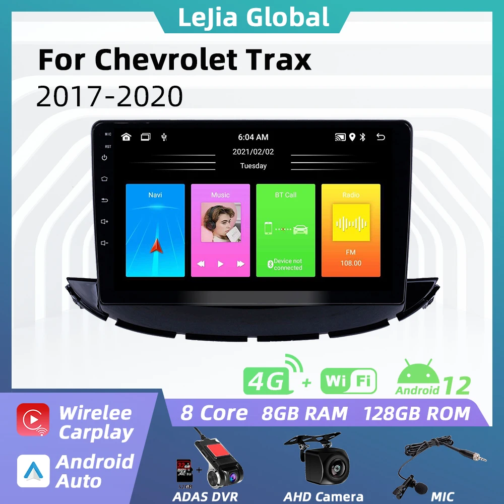 

Android Car Stereo Receiver for Chevrolet Trax 2017-2020 2 Din Car Radio GPS WIFI Navigation Multimedia Player Head Unit Carplay