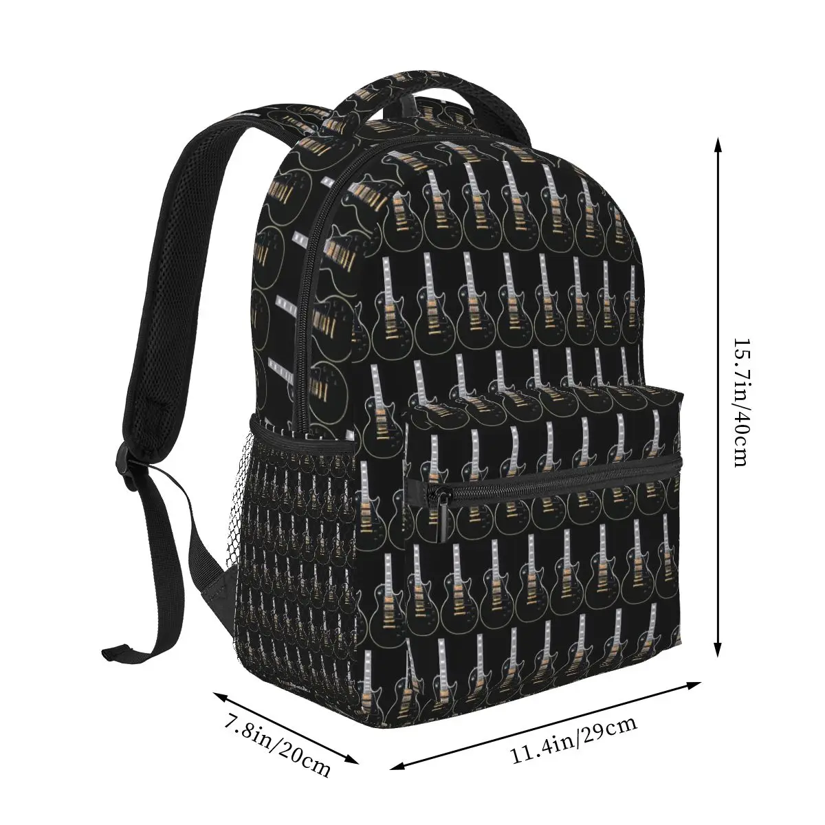 1995 Gibson Custom Shop 1958 Les Paul Backpack Student Boys Girls BookBag Kids School Bag Laptop Shoulder Bags for Men Women