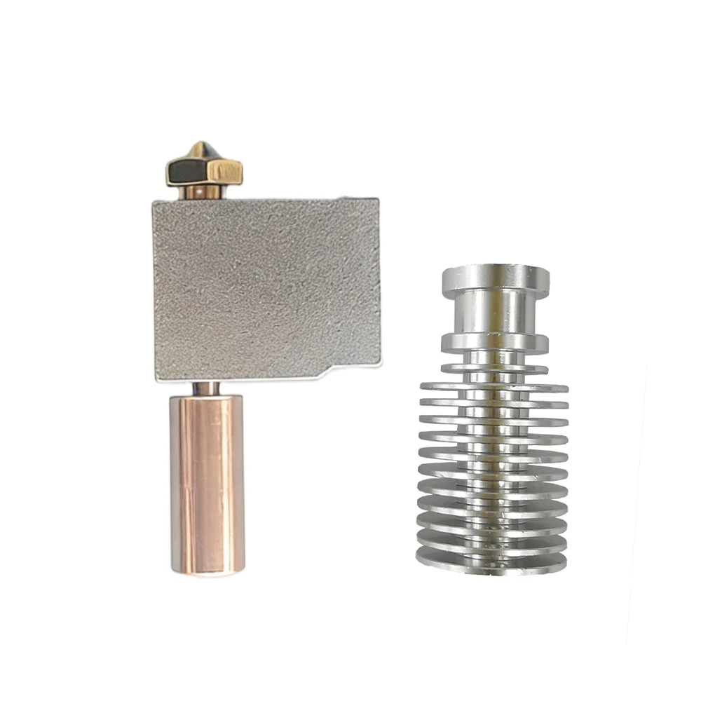 Updated FLSUN SR Hotend Kit Super Racer Part Titanium Alloy Copper Heatsink 0.4mm Nozzle Heatbreak Heat Block 3D Printer Part