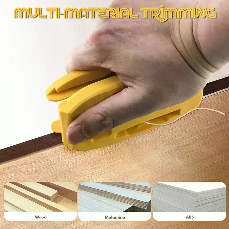 New Manual Edge Banding Trimmer Machine For Wood Plastic PVC Plywood Melamine - Woodworking Tool For Head Tail Trimming