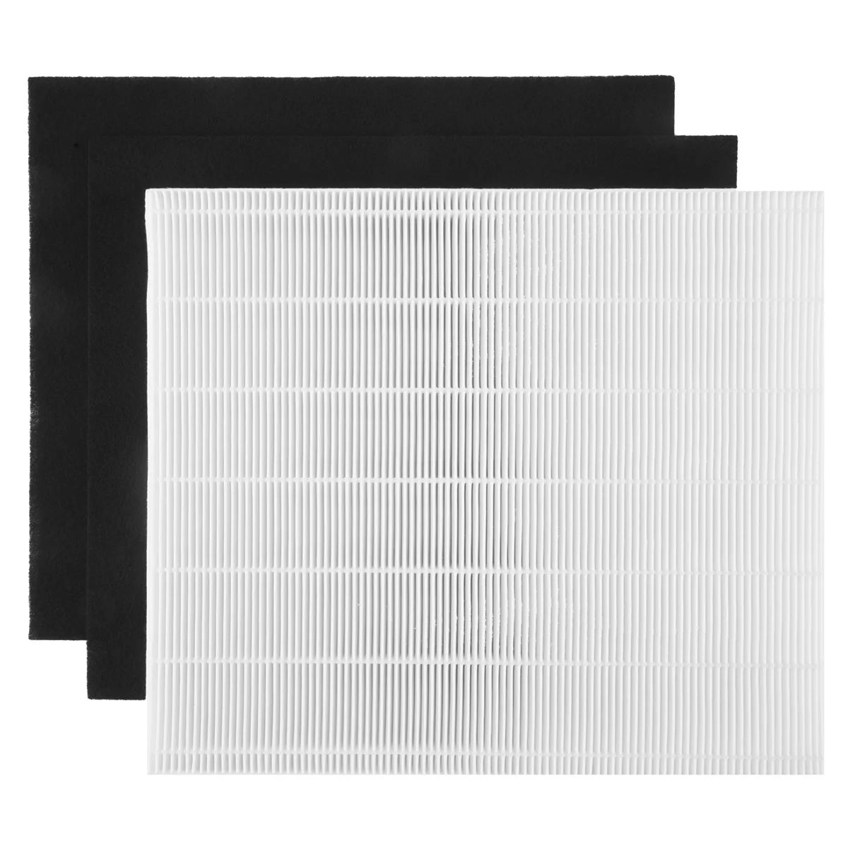 ABKB 3Pcs 공기 청정기 HEPA 및 탄소 필터 세트 교체 AP1512HH AP-1512HH 1512에 적합
