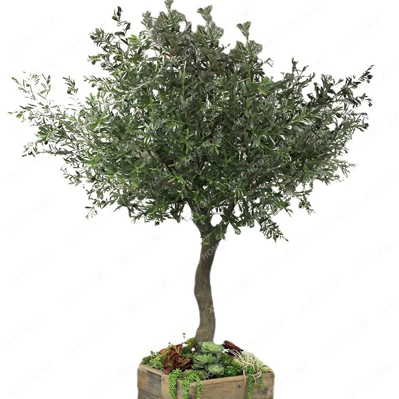 High Simulation Plant Large Olive Tree Decoration Project False Tree Simulation Tree Green