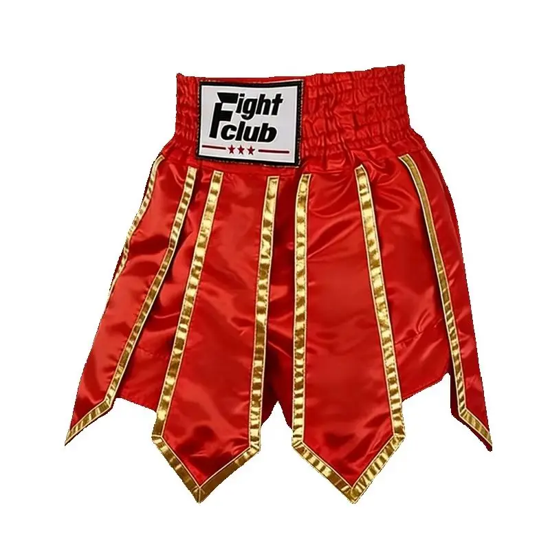 Herren-Muay-Thai-Hosen, Damen-Boxshorts, Gladiator-Rippenhosen, MMA-Trainingshosen, Ringerhosen, Sparringhosen, Kickboxerhosen, Kampfhosen