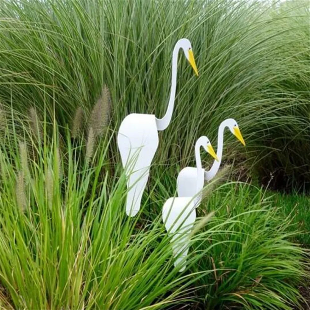 Swirl Bird Multicolor Garden Ornament Whimsical And Light Spinning Bird 40CM Decoration Statues For Home And Garden