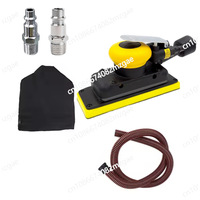 Rectangle pneumatic dry mill 70 * 198 car grinding, waxing, vacuuming and polishing machine with European/American connector