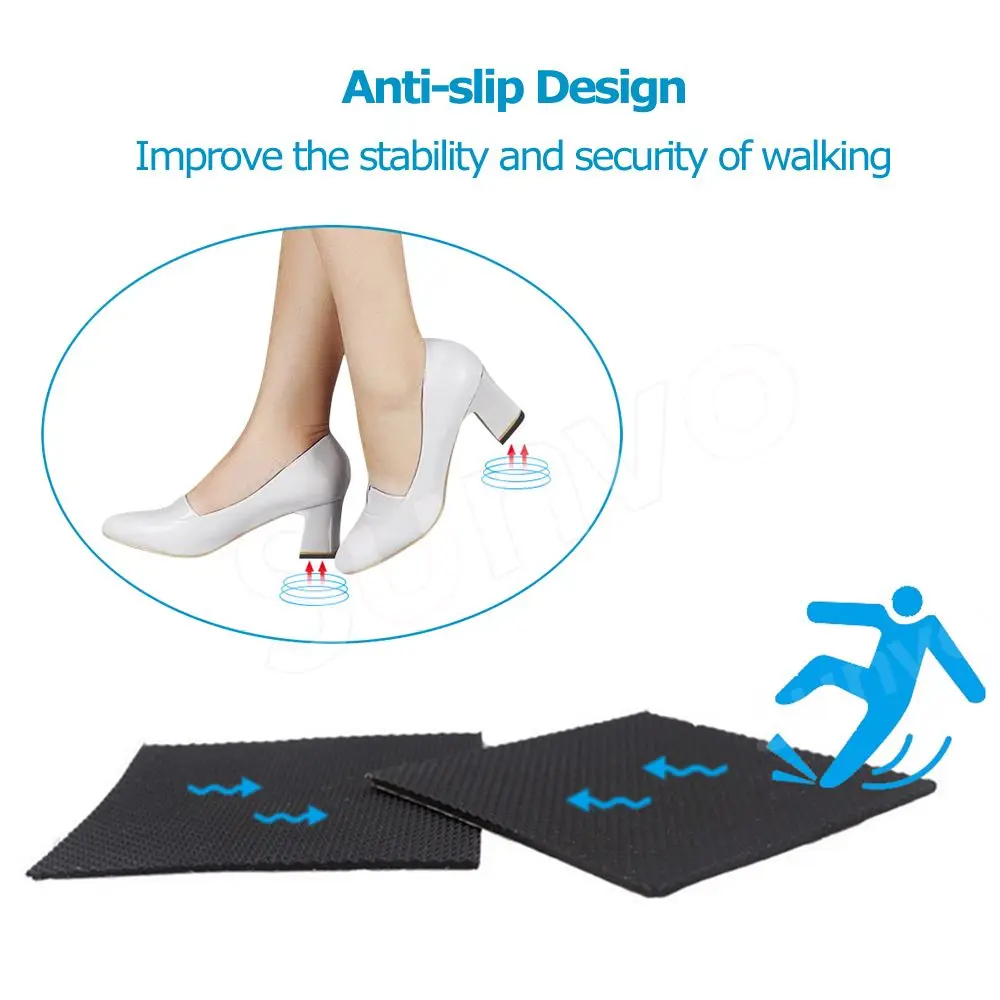 Rubber Adhesive Pads High Heel Shoe Accessories Protector Pad Shoe Anti-Slip Pad Shoes Sole Sticker Pads
