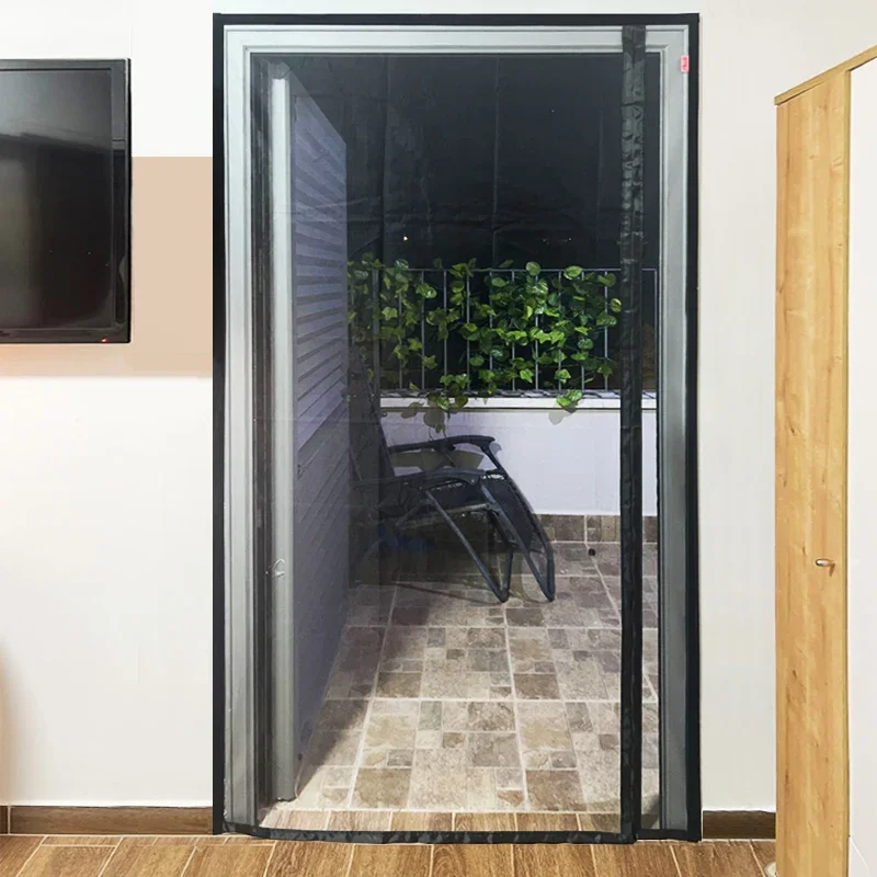 Pantalla Puerta Magnética DTGJ Mosquitera Muy, Alta Tamaño Personalizado Malla Antiinsectos Cortina Cierre Automático Eficaz