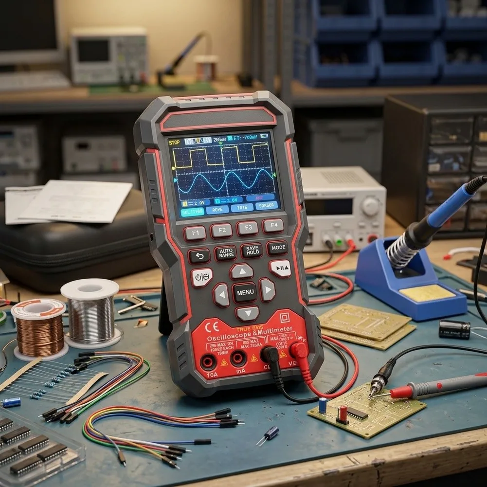 For R D Signal Simulation 3-in-1 Oscilloscope Dual-channel Oscilloscope Device Digital Oscilloscope Meter High-speed Sampling