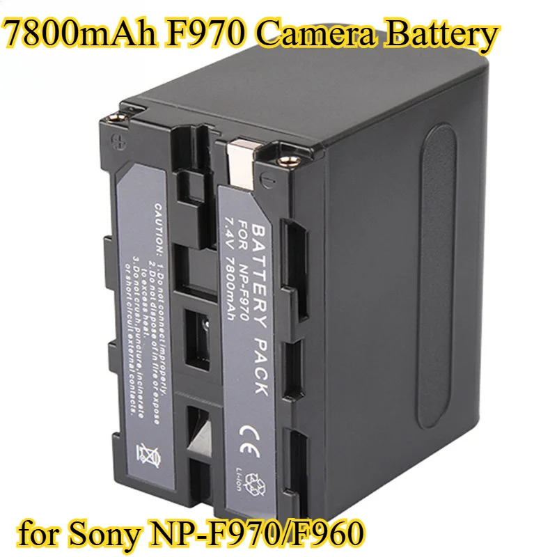 

7800mAh F970 Camera Battery Suitable for Sony NP-F970/F960 LED Photography/fill Light External Light Monitor