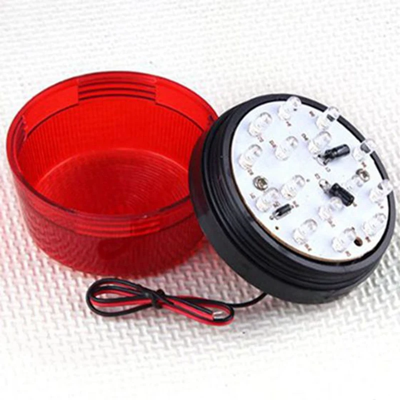 3X 12V Alarm LED Flashing Strobe Light For Home Security Alarm System Red