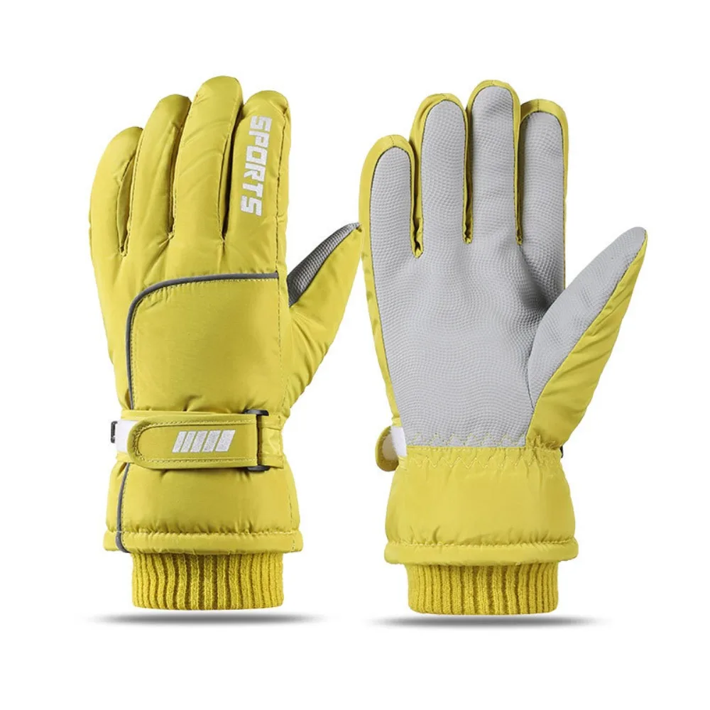

Gifts Oxford Winter Warm Gloves Touch Screen Pu Outdoor Ski Gloves Waterproof Windproof Plus Velvet Thick Gloves Man