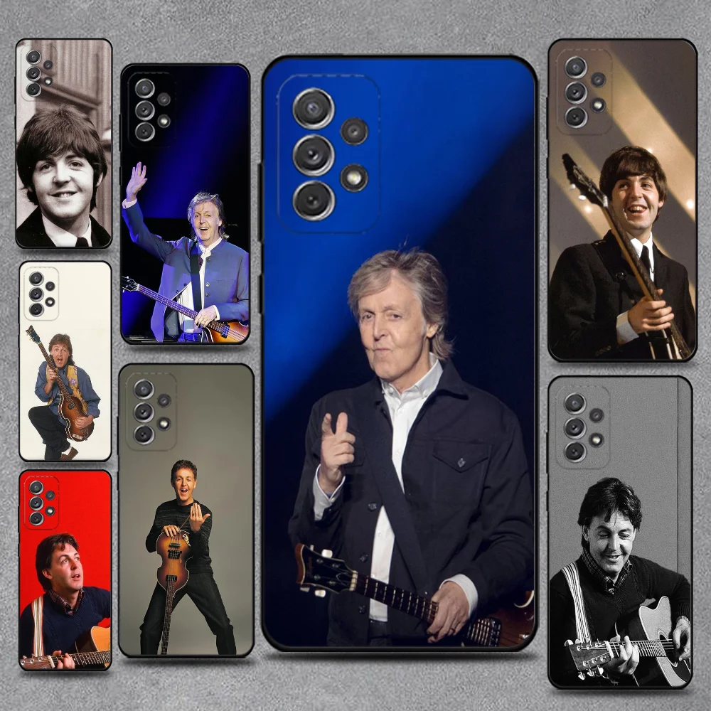 

Singer P-Paul M-McCartney Phone Case For Samsung S25,S24,S21,S22,S23,S30,Ultra,S20,Plus,Fe,Lite,Note,10,9,5G Black Cover
