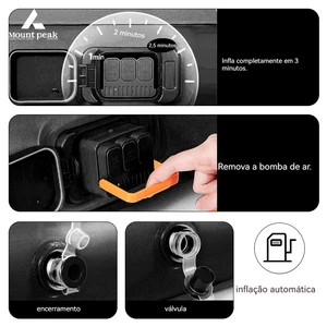 Nệm không khí nội thất thảm Glamping, Nệm ngủ PVC, Thảm giường cắm trại 2 người sang trọng, Bomb đã chế tạo 8 Giường di động bán hàng chính - №5