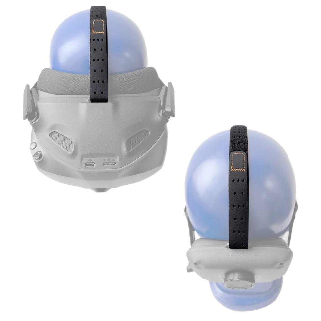 JMT Kopfband für DJI AVATA 2 Goggles N3 Flugbrille, Entlastungs-Kopfband für Goggles 2 Integrierte Version 488x22x2,5mm – Detail 7
