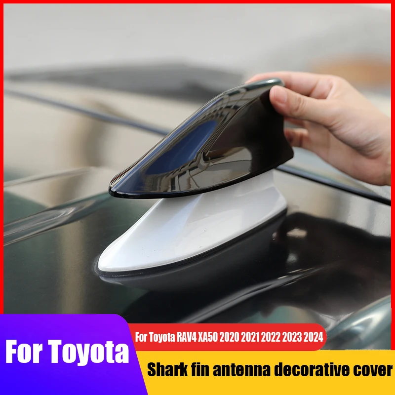 

For Toyota RAV4 XA50 2021 2022 2023 2024 Roof antenna decorative cover shark fin antenna protective cover ABS material