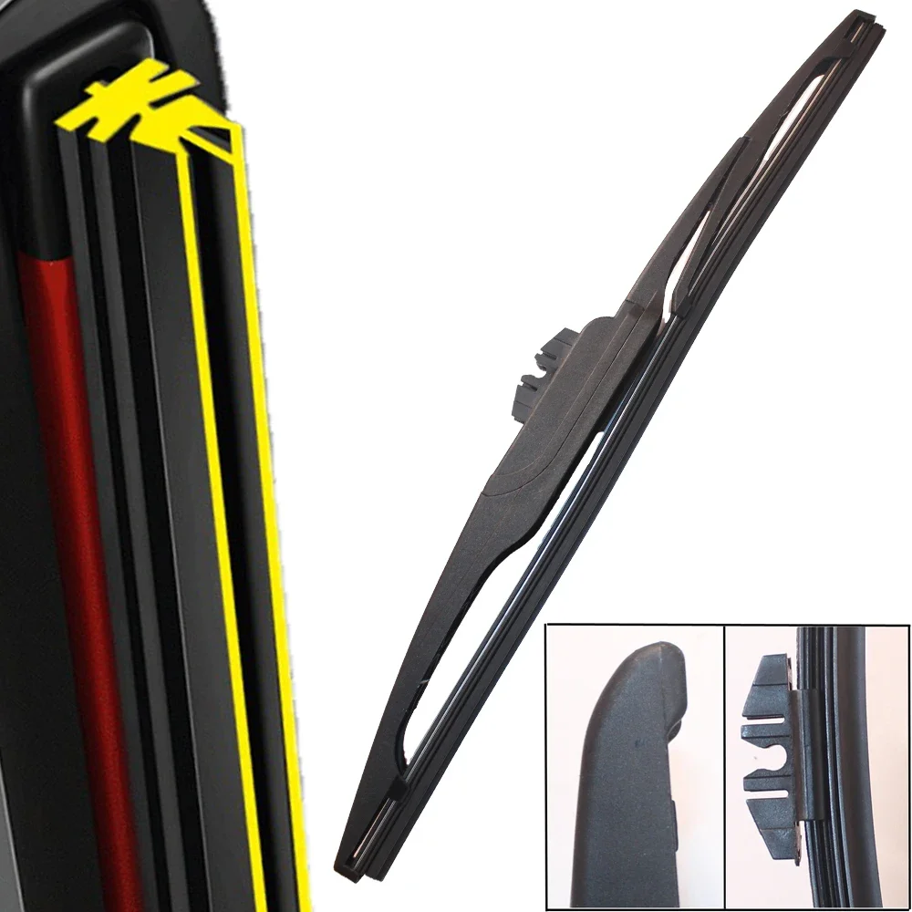 ل BMW X5 E70 2007 2008 2009 2010 2011 الجبهة الخلفية مجموعة مساحات شفرات نافذة الزجاج الأمامي العالمي شريط مطاطي الملء #5