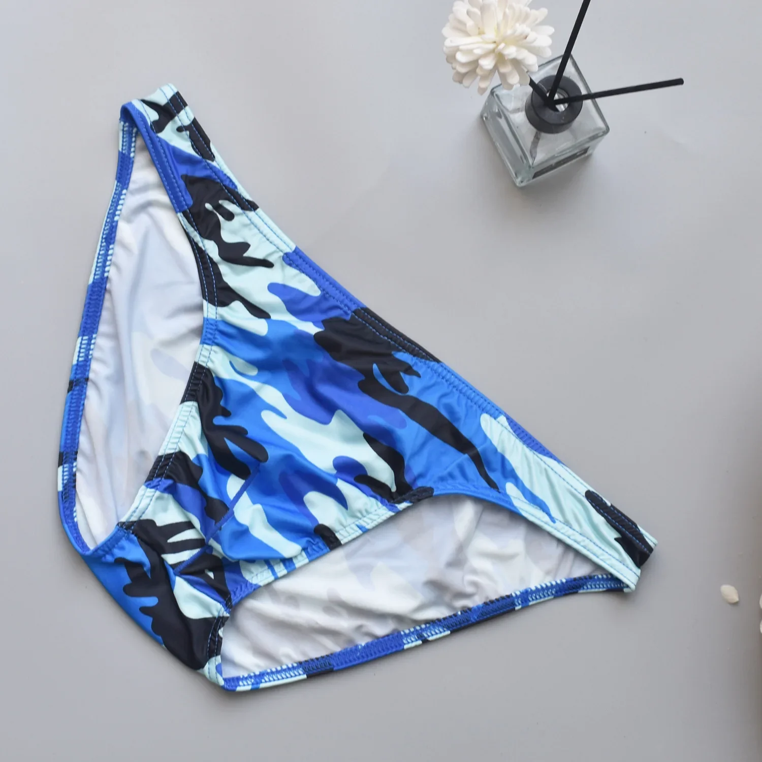 Camouflage briefs men's Underwear Low-Rise men briefs boxers military style soft smooth low waist bikini