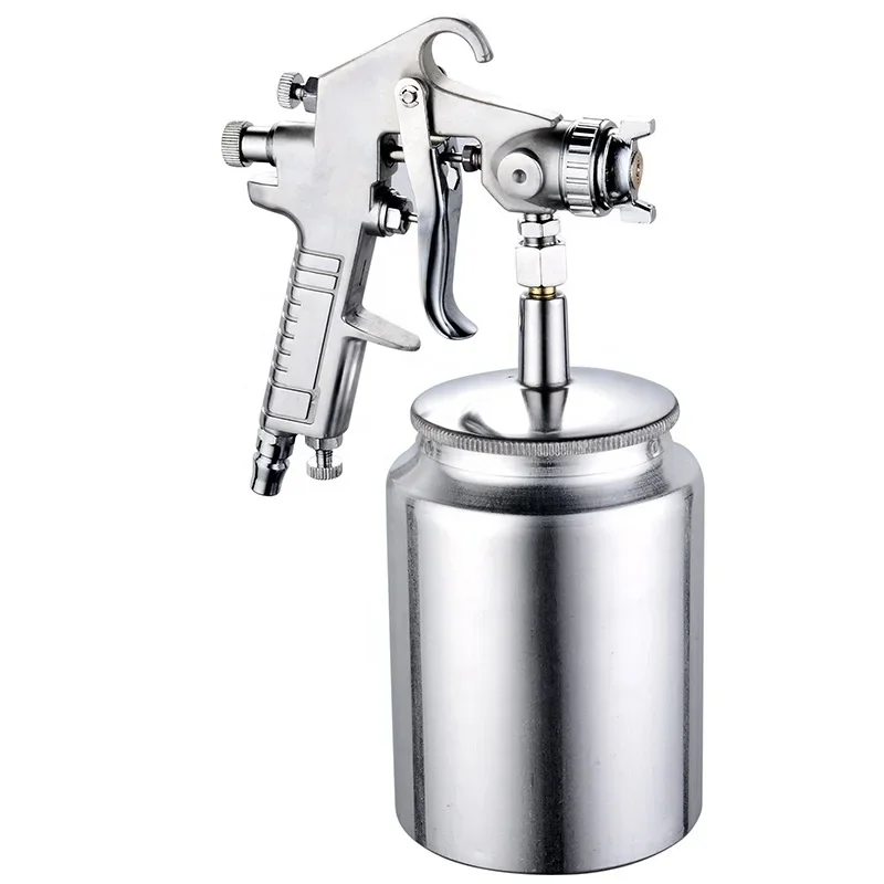 l # Suction Air Spray Gun Furniture Auto High Pressure Paint Sprayer Air Hopper 3.0mm Pneumatic Spray Gun