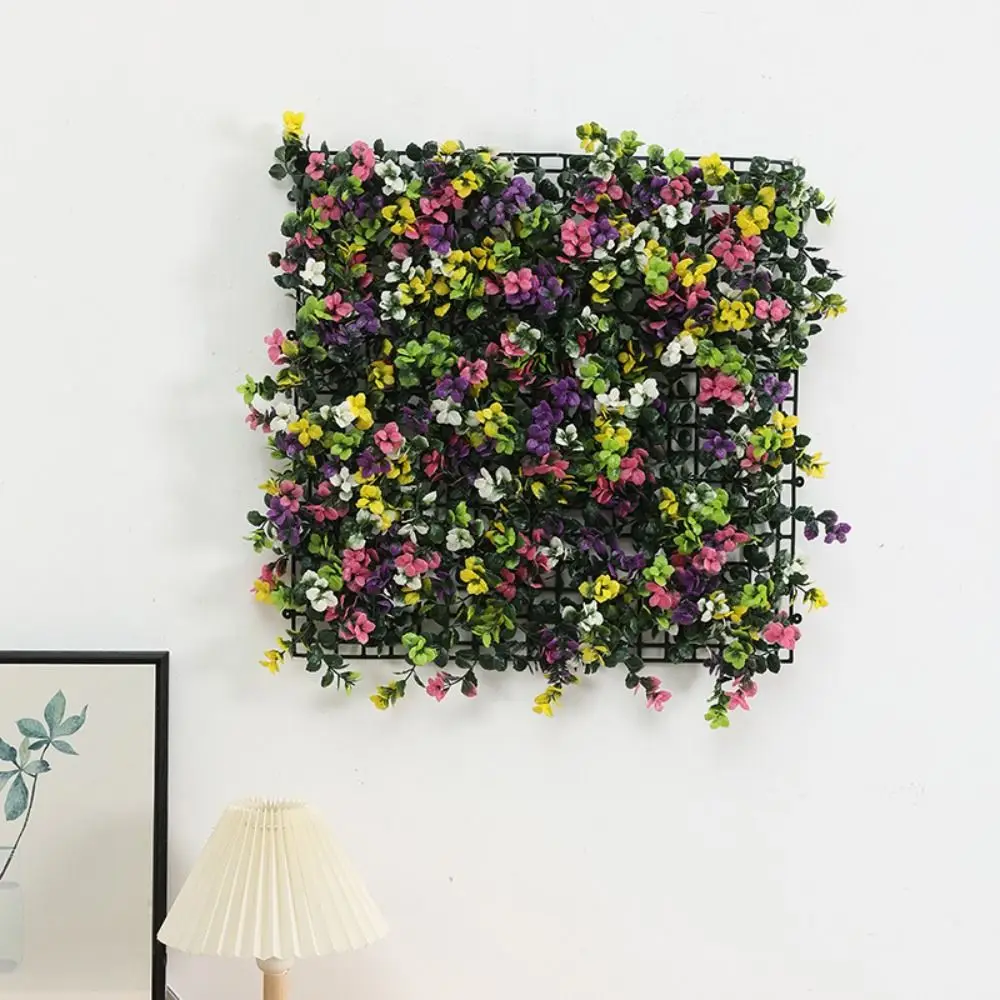

DIY Artificial Plant Wall Panel Flower UV Protection Simulation Maple Plant Sheet 50*50cm No Watering