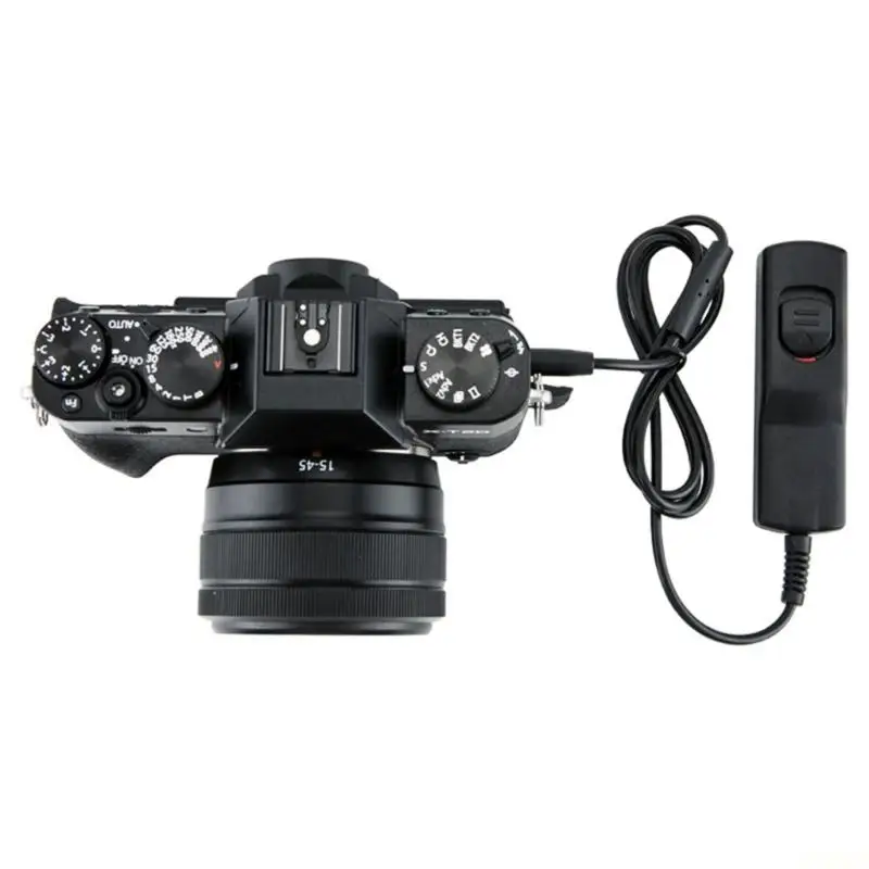 B03F Camera Remote Shutter Release Remote for Stable Stand Photography, with Two-Stage Press Control Bulb Lock for Hands-Off