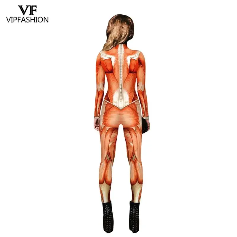 Body Zentai Imprimé Muscle pour Homme et Femme, Combinaisons, Anime Japonais 3D, Cosplay d'Halloween, Mode VIP, 303