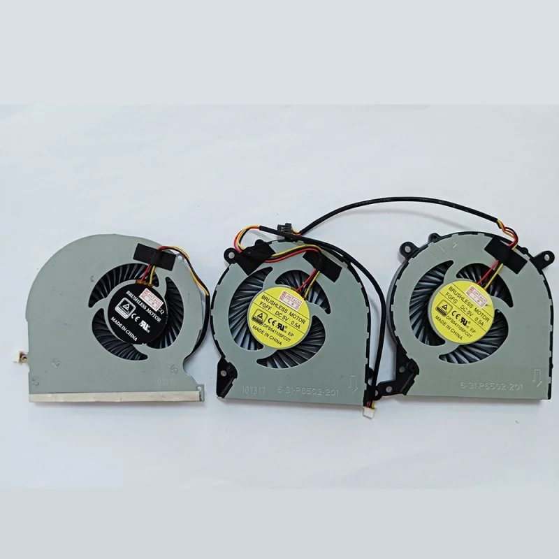 Новый вентилятор для охлаждения процессора, вентилятор для графического процессора Clevo P650 P651 P650SA P650SE P651SE P651SE p650n NP8651 6-31-N1502-301-1 6-31-P6502-201