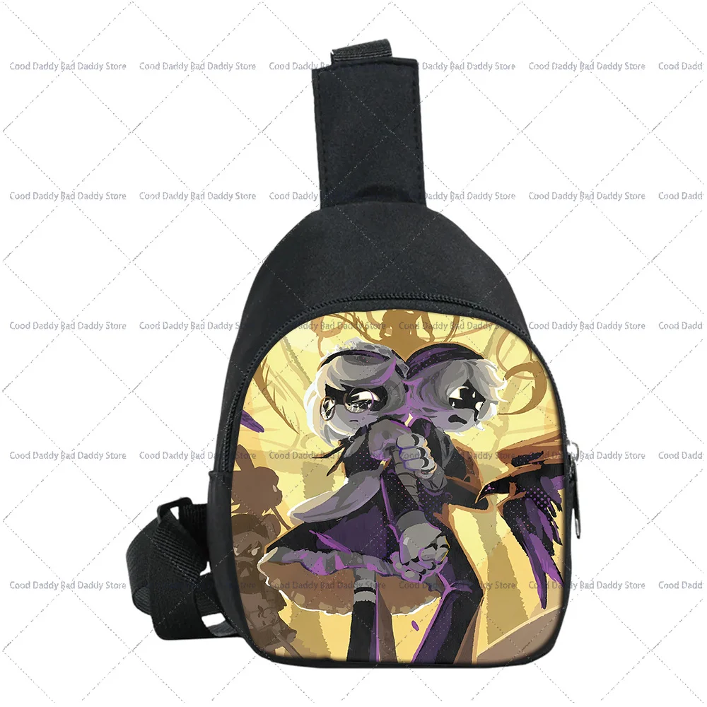 Cartoon Murder Drones Series Crossbody Chest Bag Anime Robot Character Print Sling Shoulder Pack Portable Zipper Fanny Bag Gift