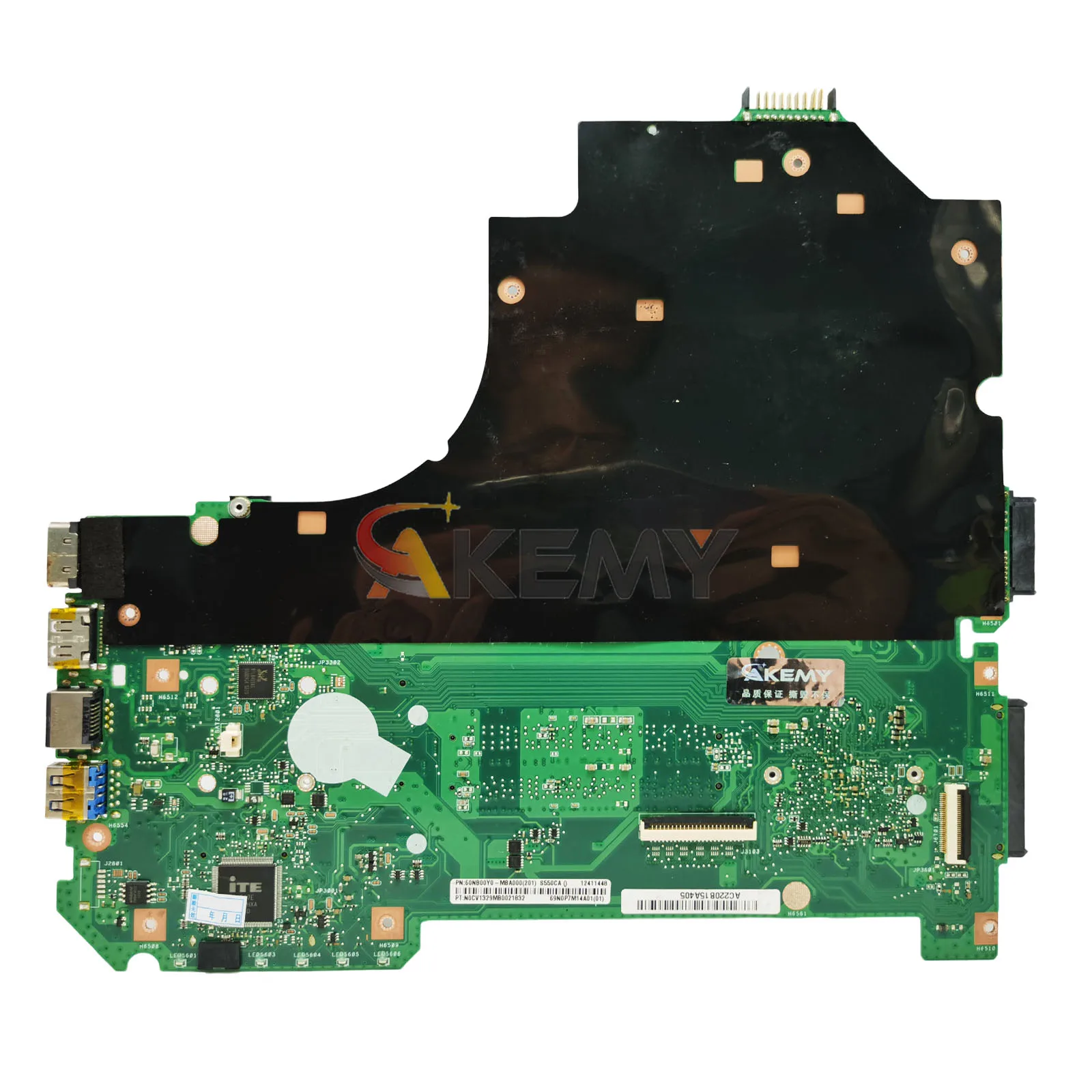 K56ca placa-mãe do portátil para asus k56ca k56c k56cm k56cb s550c notebook mainboard com i3 i5 i7 cpu 100% testes ok transporte rápido
