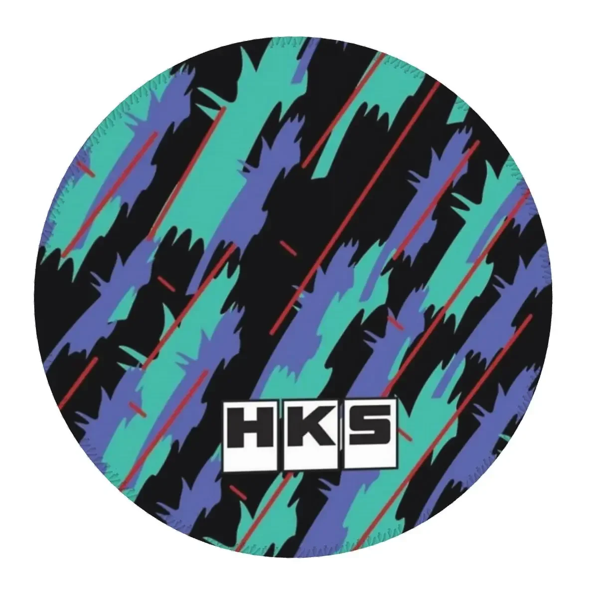 HKS Round Mouse Pad Computer Keyboard Mouse Mat Gamer PC Desk Mat Office Accessories Table Mats