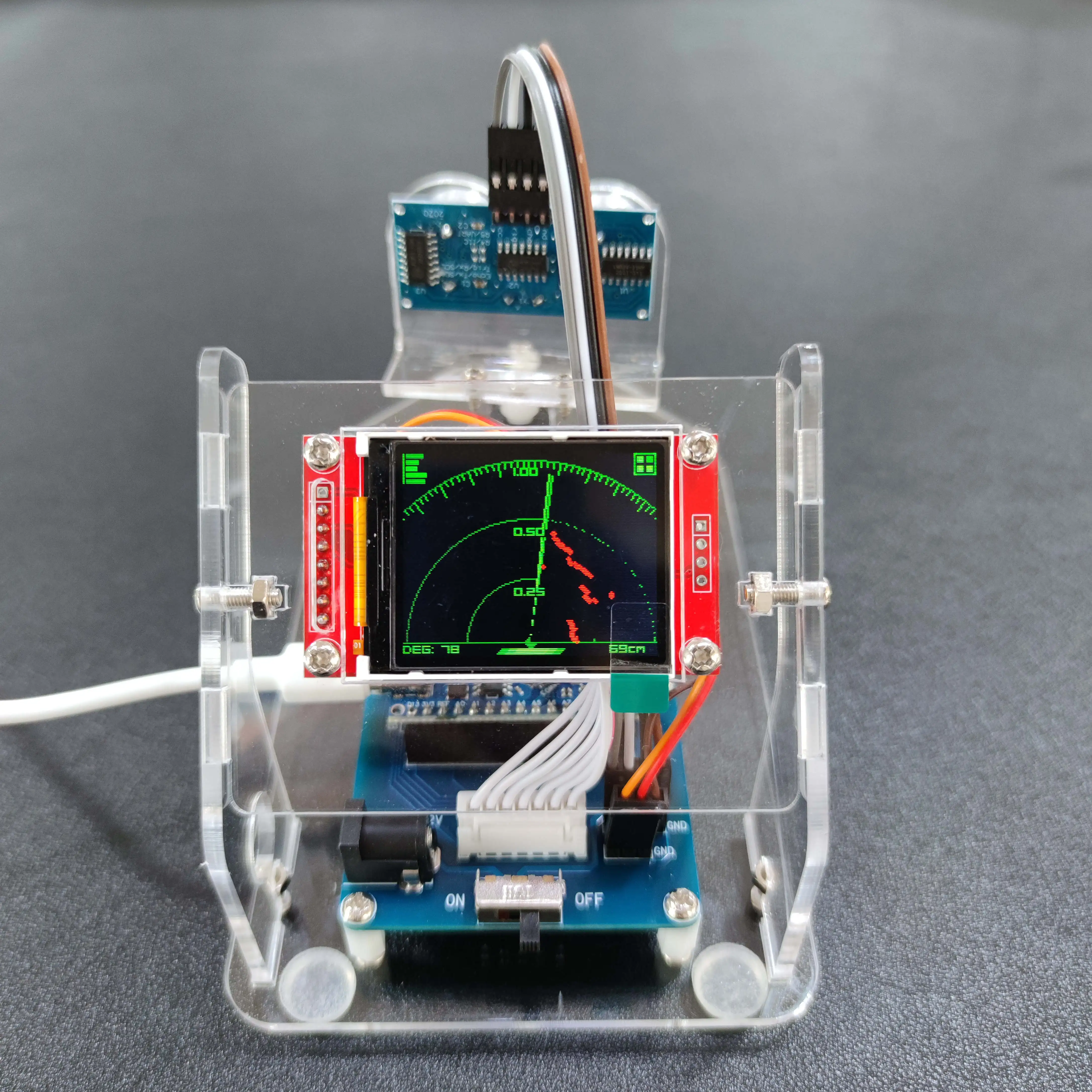 

Ultrasonic Radar Maker Education Open Source Project Children's Programming for Arduin