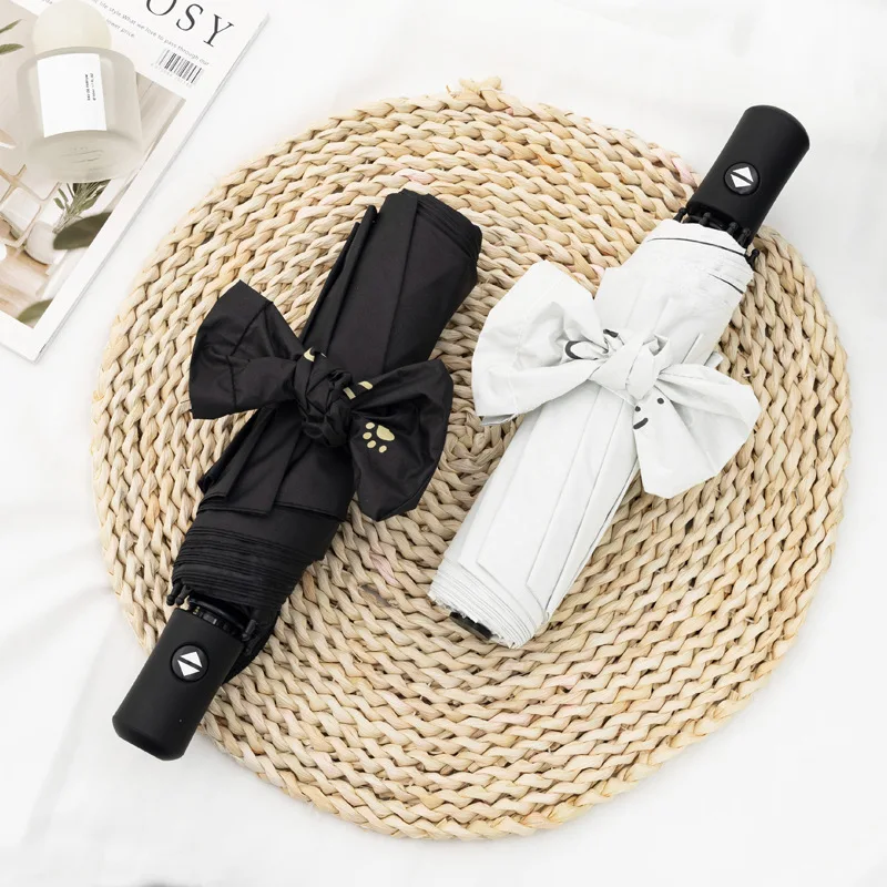 

Foldable Women, High-End,, Sunshade, Dual-Use Rain and Shine, Fully Automat