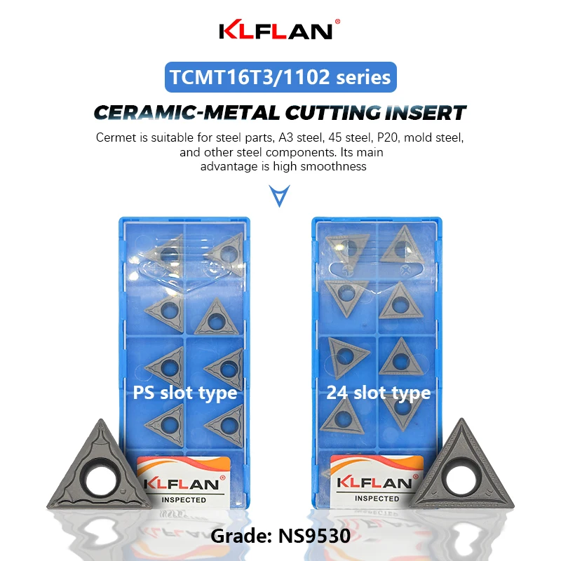

CNC Turning Insert TCMT110204 TCMT110208 TCMT160404 TCMT160408 Ceramic Insert Machining Stainless Steel And Steel Parts