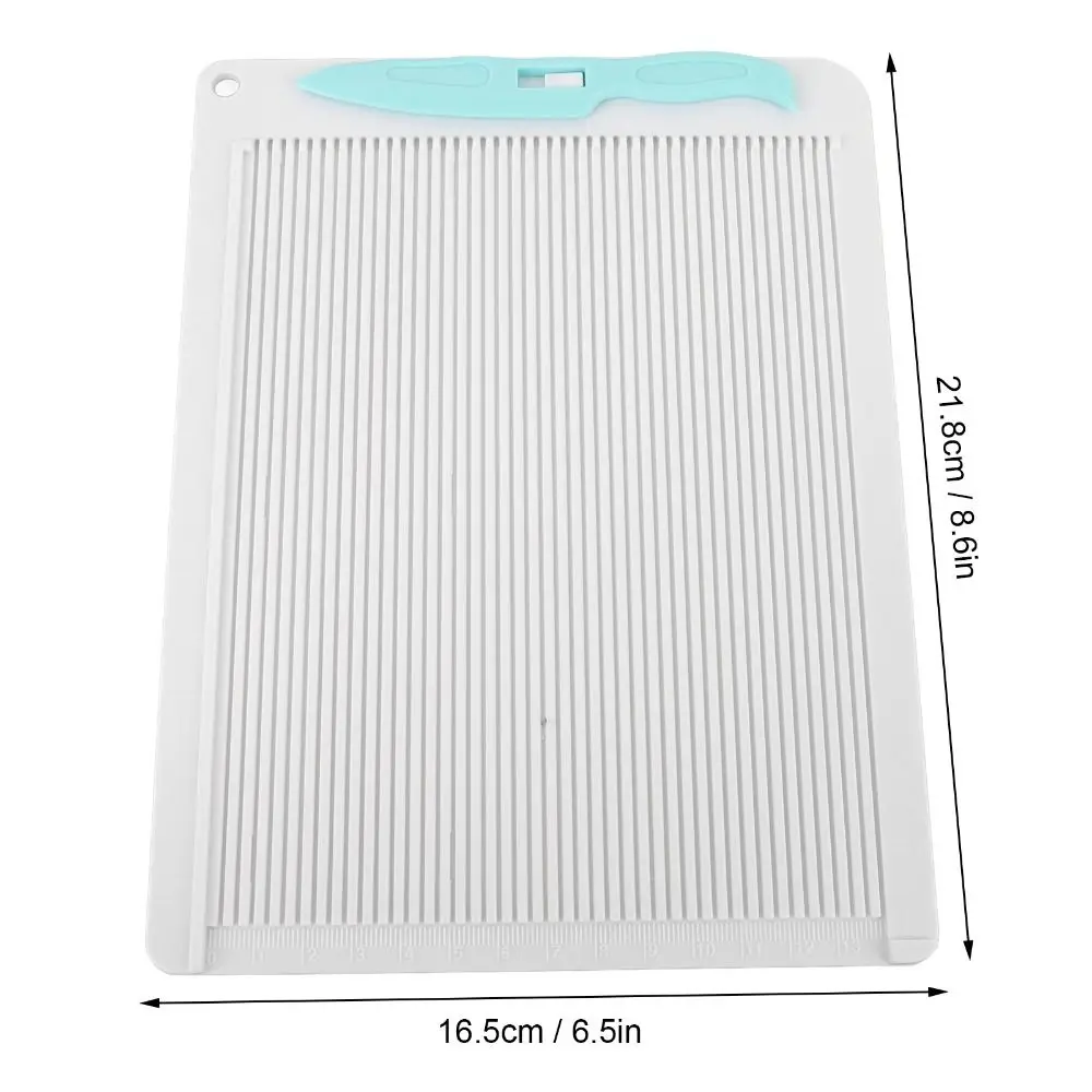 لوحة تسجيل للحرف الورقية، أداة قياس لوحة التسجيل وصناعة الأظرف