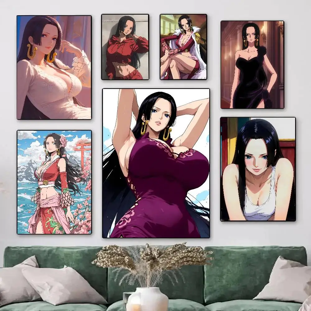 Boa Hancock Posters HD Print Vintage Wall Art Decor for Home Study Room