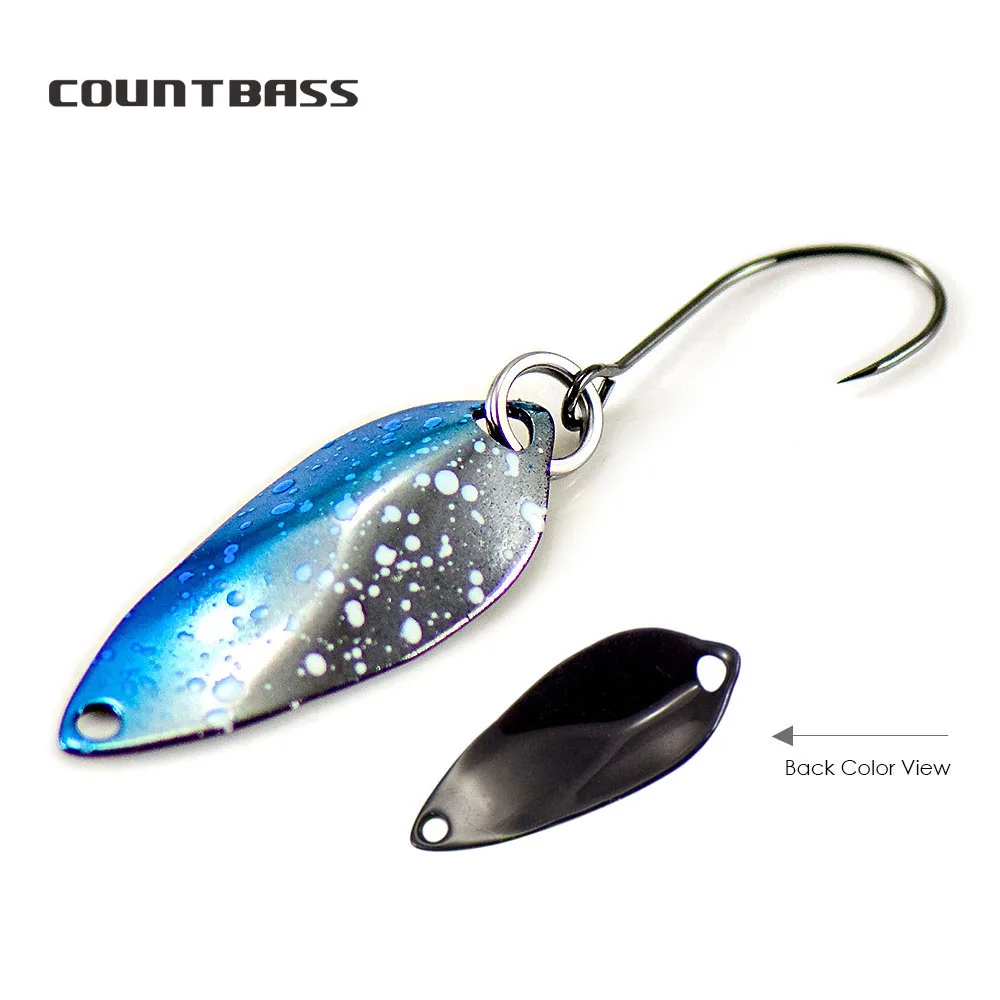 COUNTBASS 1 Stück 3/64oz 1,2g Casting-Löffel-Angelköder für Forelle, Hecht, Barsch – Detail 3