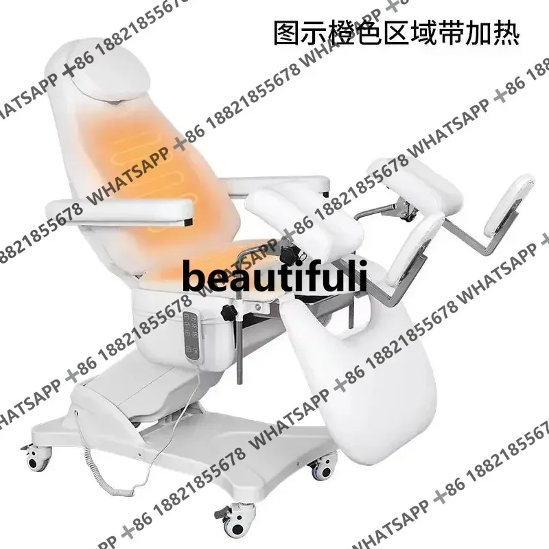 Q178  Electric Beauty Bed Medical  Obsteric  Private Bed for Birth Inspection Gynecological Elevated Bed 3 Motor