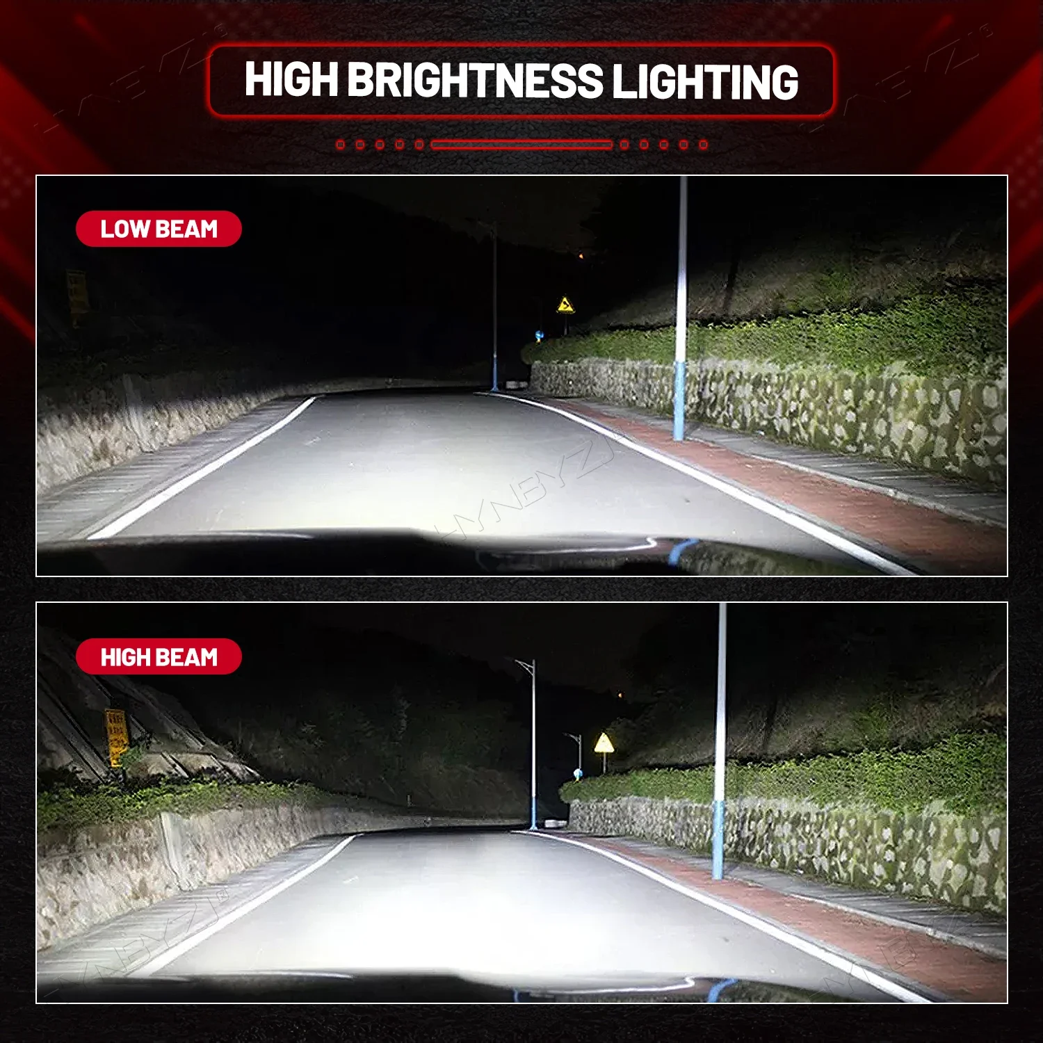 HYNBYZJ 1500W H4 H7 LED Headlight 2000000LM LED Lights For Car H1 H3 H8 H11 H13 HB3 HB4 HIR2 9005 9006 9012 9007 9008 12V 24V - Image 4