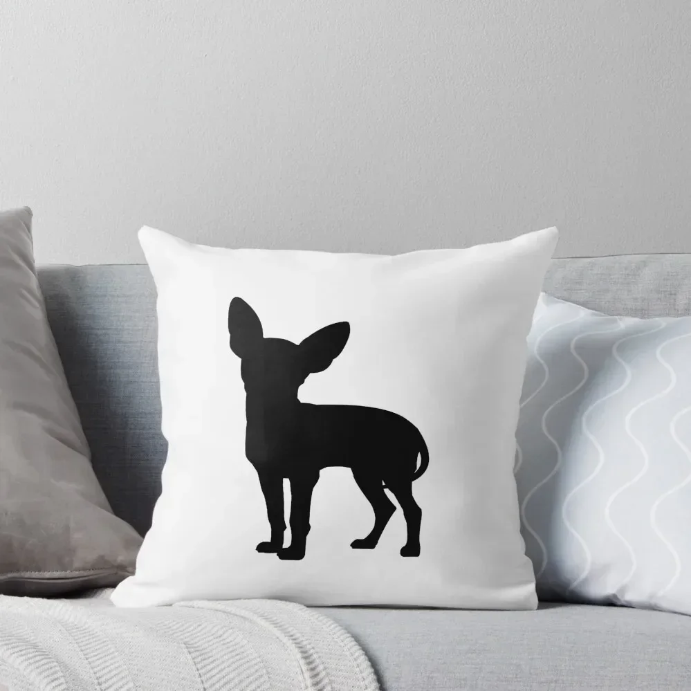 Chihuahua Silhouette Throw Pillow ornamental pillows for living room Sofa Cushions pillow