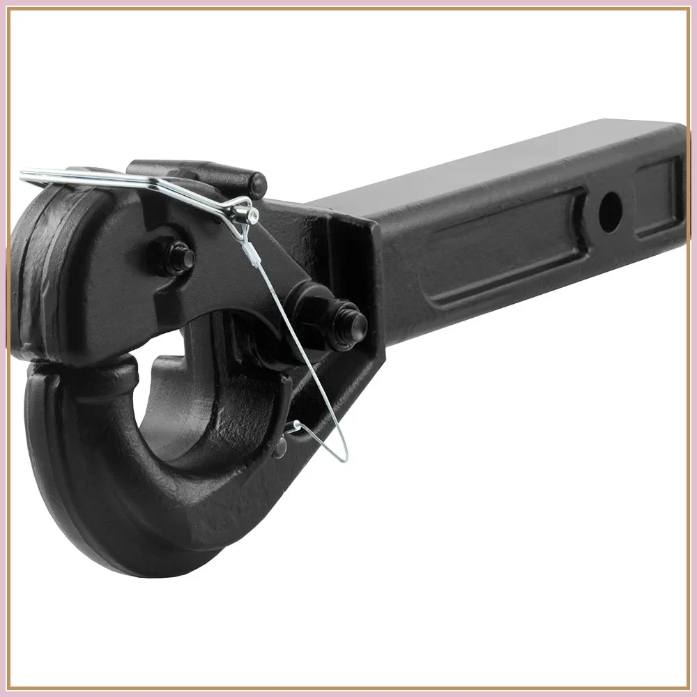 

Curt 48004 Receiver Mount Pintle Hook - Heavy Duty Towing Solution for Trucks
