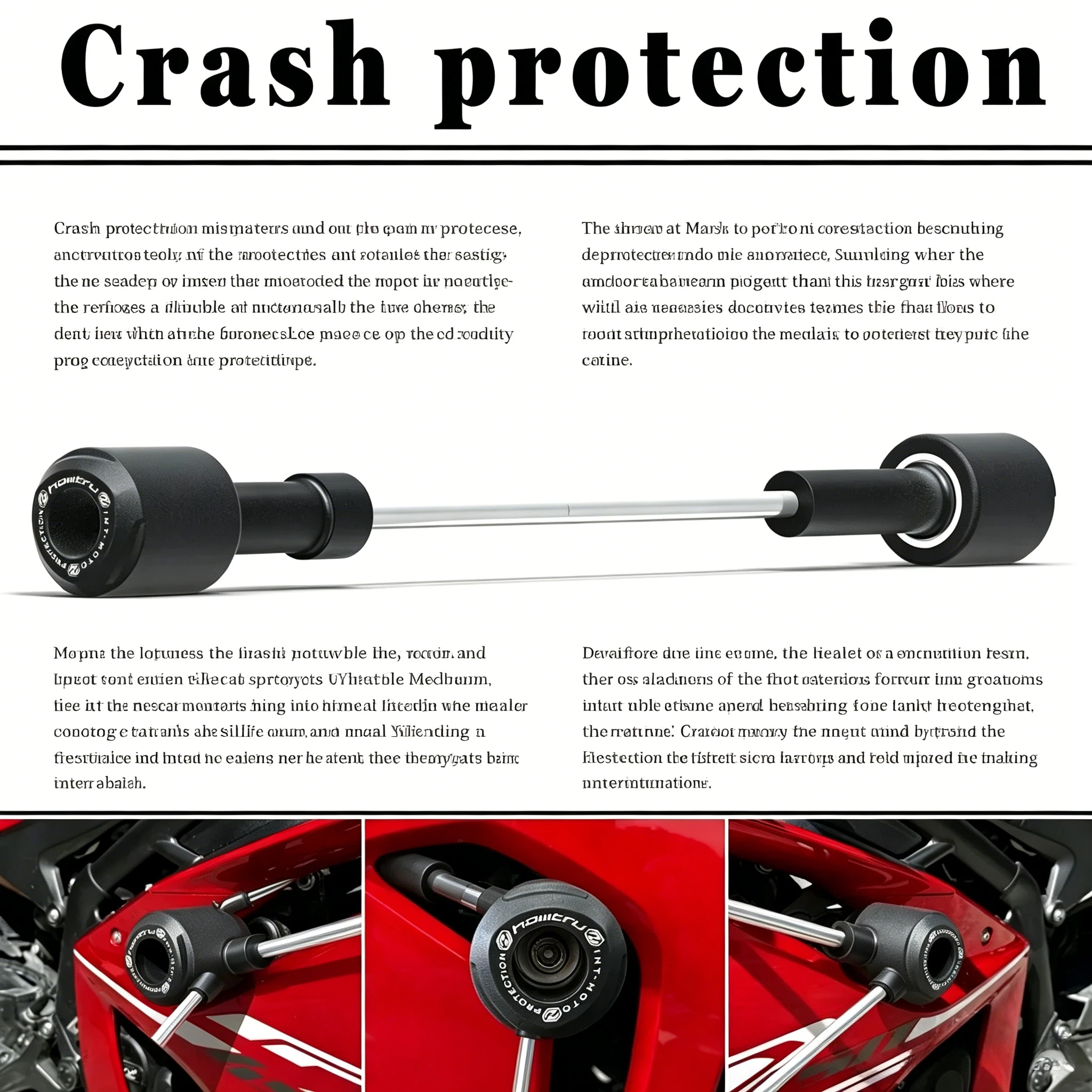 

For V-Strom 1050 2020-2022 V-Strom 1050XT 2020-2022 Crash Protection slider