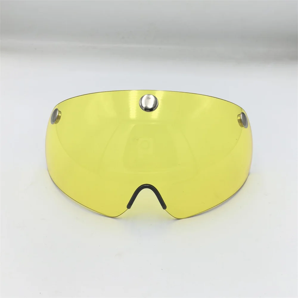 Neuer 290g Aero TT Rennrad-Helm mit Schutzbrille, Unisex Fahrrad-Sporthelm mit CB-16-Linse – Detail 5