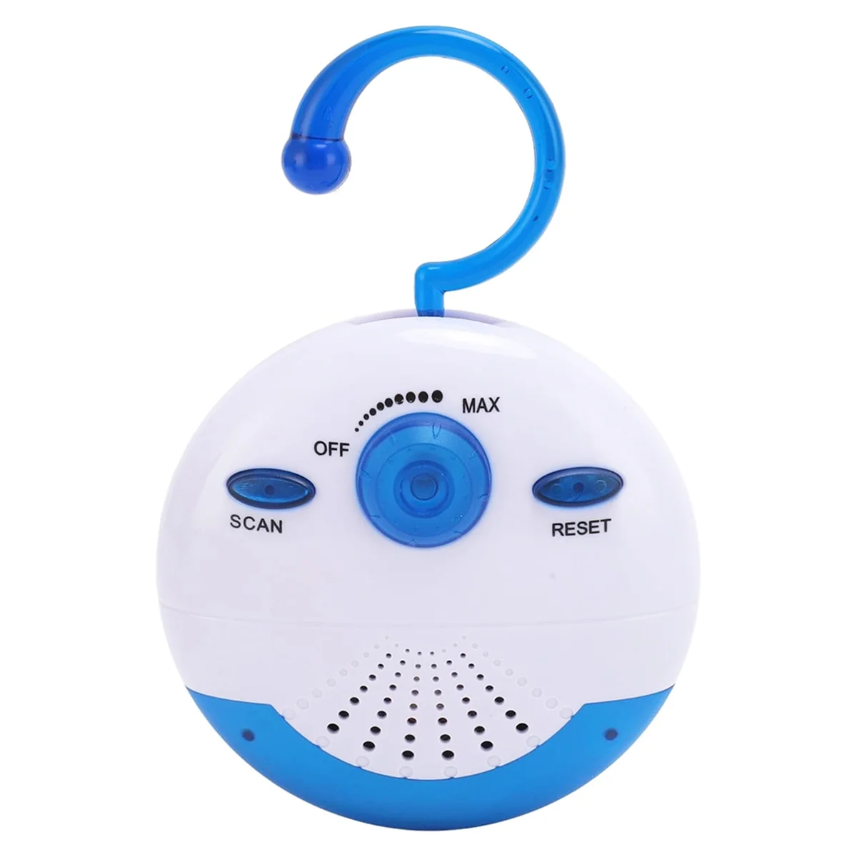 New Waterproof Shower Radio, Mini Portable FM Radio Built in Speaker for Bathroom Kitchen, Boating, Hiking, Shower Speaker