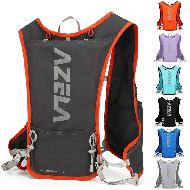 Outdoor Running Ultralight 5L Backpack Running Hydration Vest Cycling Backpack Marathon Can Be Used With 1.5L 500ML Water Bag