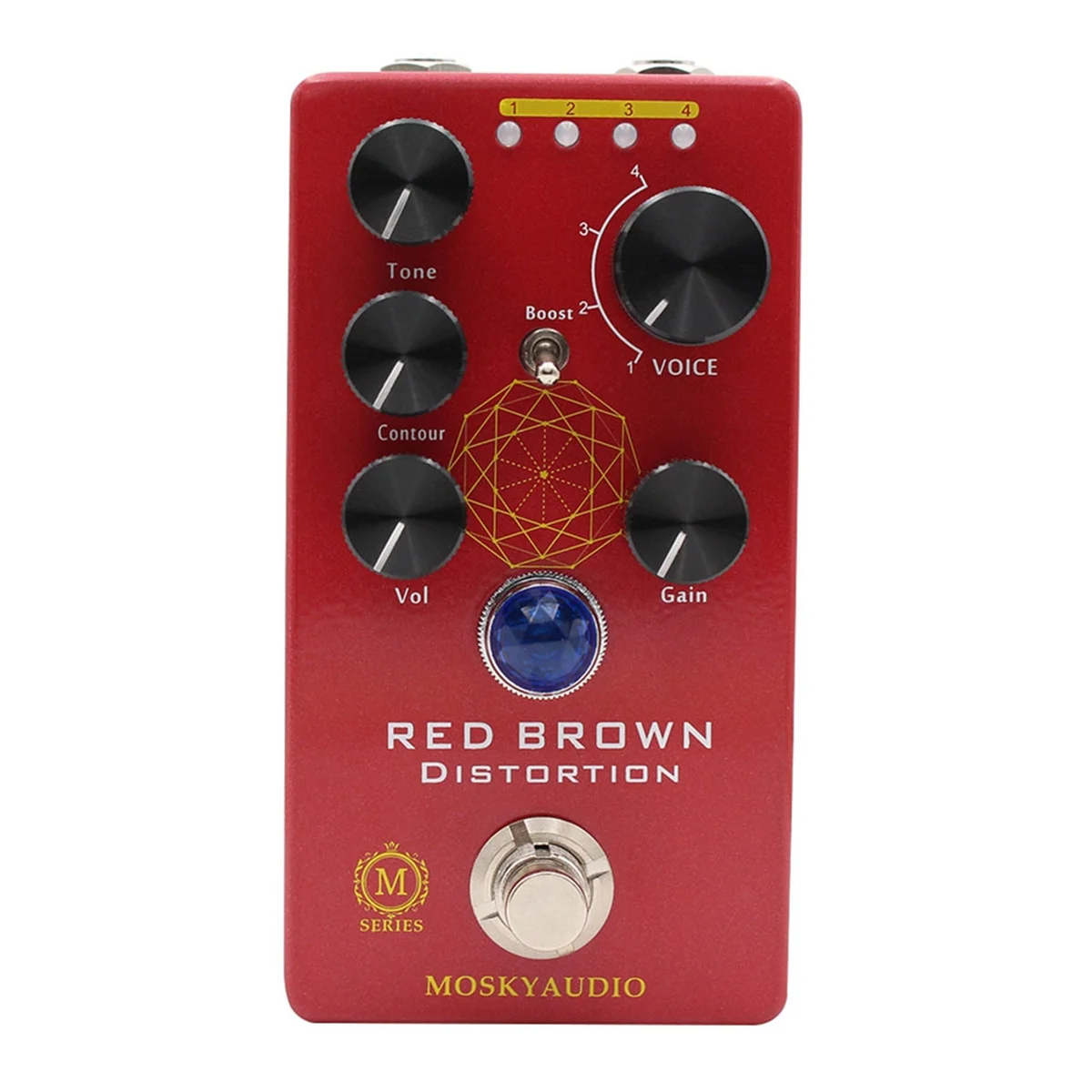 

AZZ-RED BROWN Distortion Guitar Effect Pedal Distortion Pedal the Electric Guitar Effects Pedal Guitar Accessories